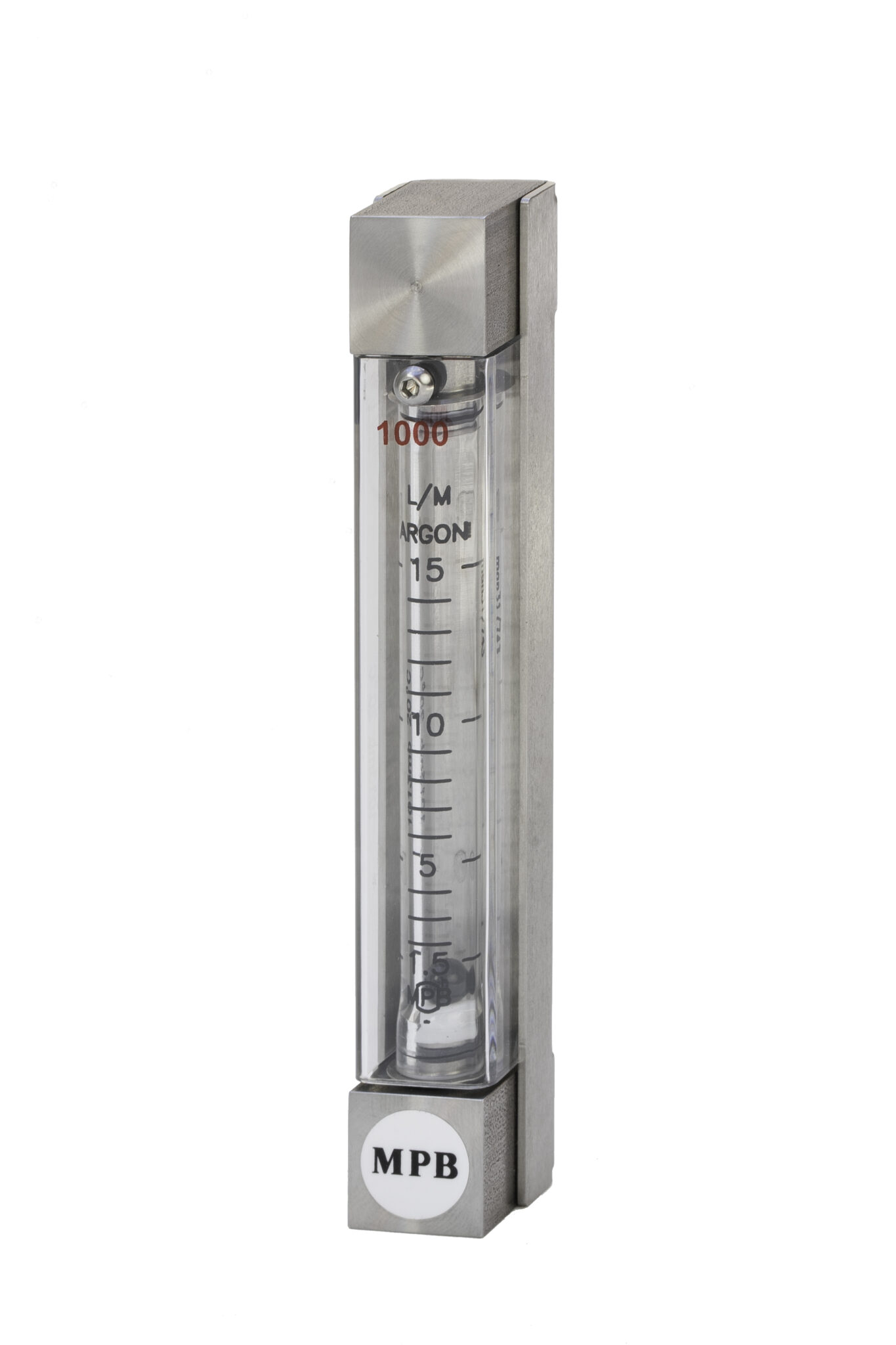 Doorstroom Flowmeter 1000 -Vado/Rotameter – Water / Lucht – 0.3… 60 l/uur H2O – 0.3… 2400 l/uur Lucht DOORSTROOM