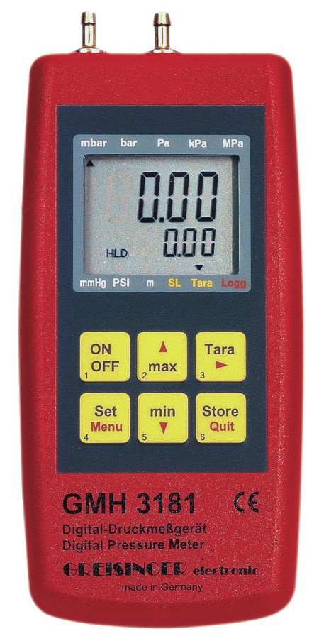 GMH 3181-01 precisiemanometer / logger DRUK