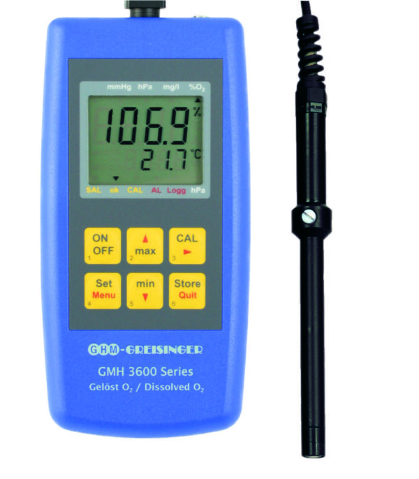 GMH 3651 Opgelostezuurstofmeter / Logger ANALYSE