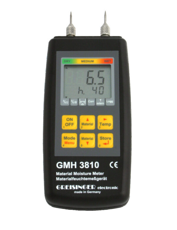 GMH 3810 precisie materiaalvochtmeter MATERIAALVOCHT